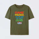 Game Paused Let Me Ask My Wife Retro T-Shirt