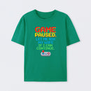 Game Paused Let Me Ask My Wife Retro T-Shirt