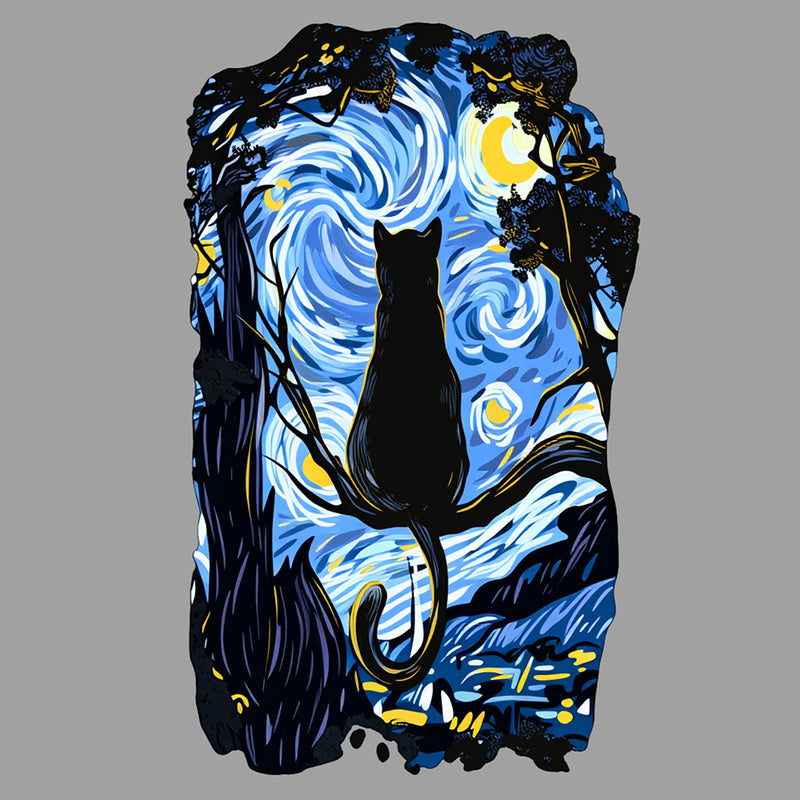 CAT STARRY NIGHT T-Shirt