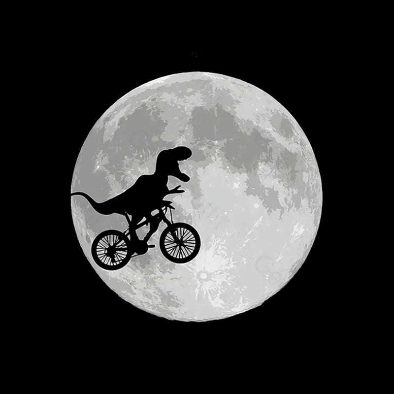 Dinosaur Bike and Moon T-Shirt