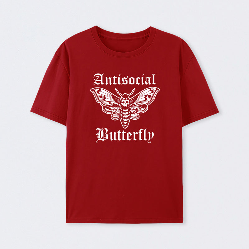Funny Antisocial Butterfly T-Shirt