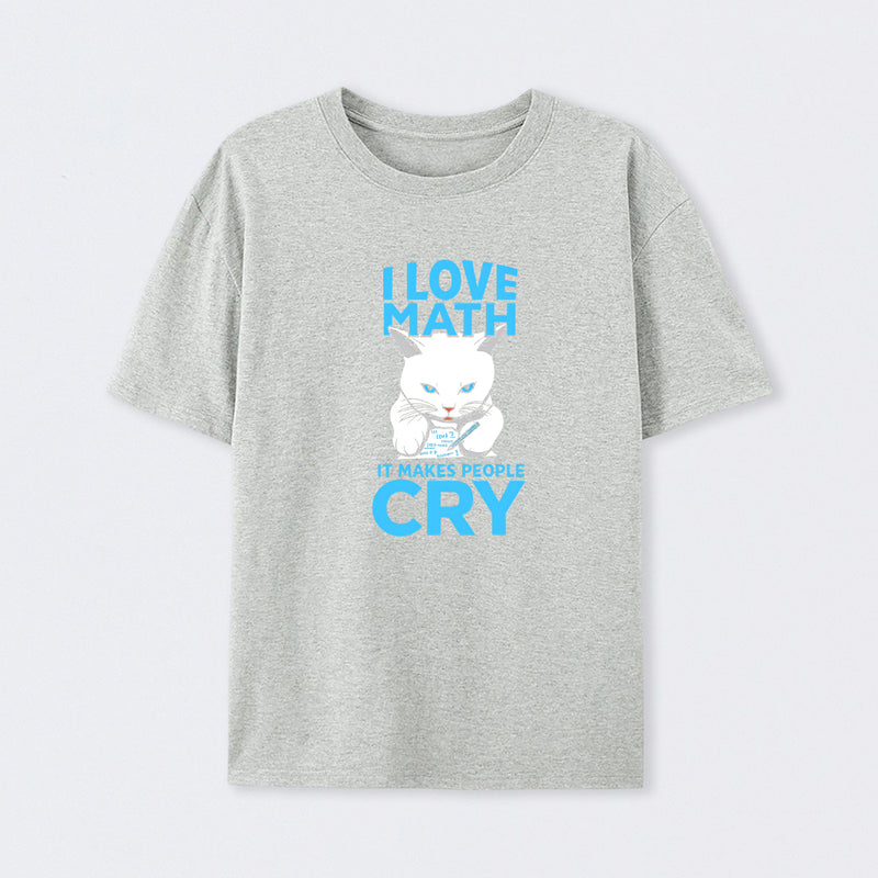 Funny Mathematics Cat Math Mathematician T-Shirt
