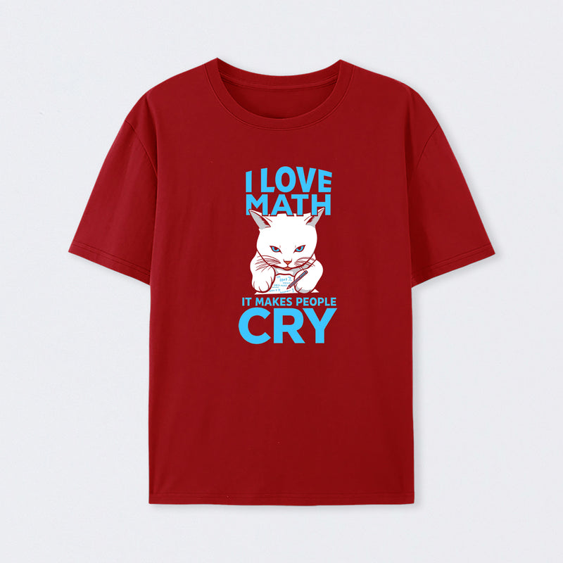 Funny Mathematics Cat Math Mathematician T-Shirt