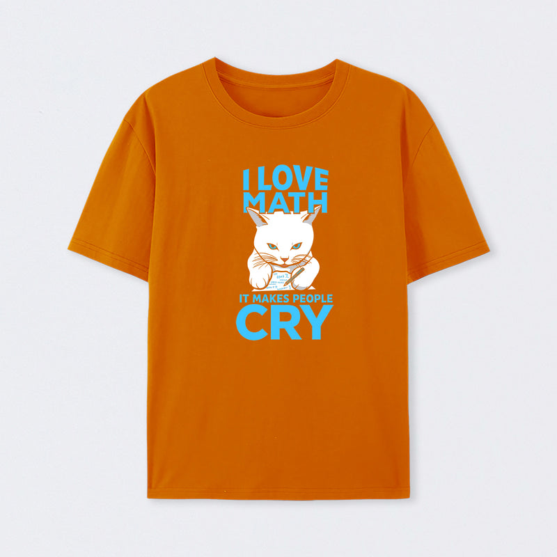 Funny Mathematics Cat Math Mathematician T-Shirt