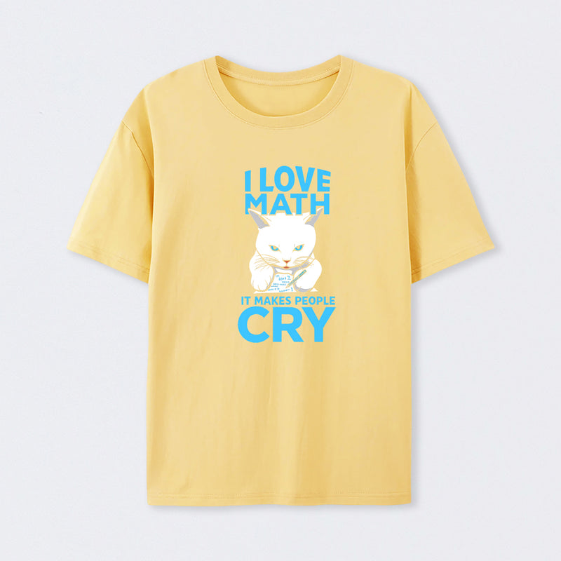 Funny Mathematics Cat Math Mathematician T-Shirt