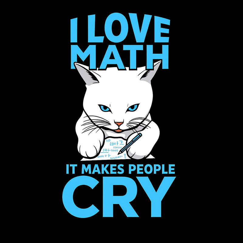 Funny Mathematics Cat Math Mathematician T-Shirt
