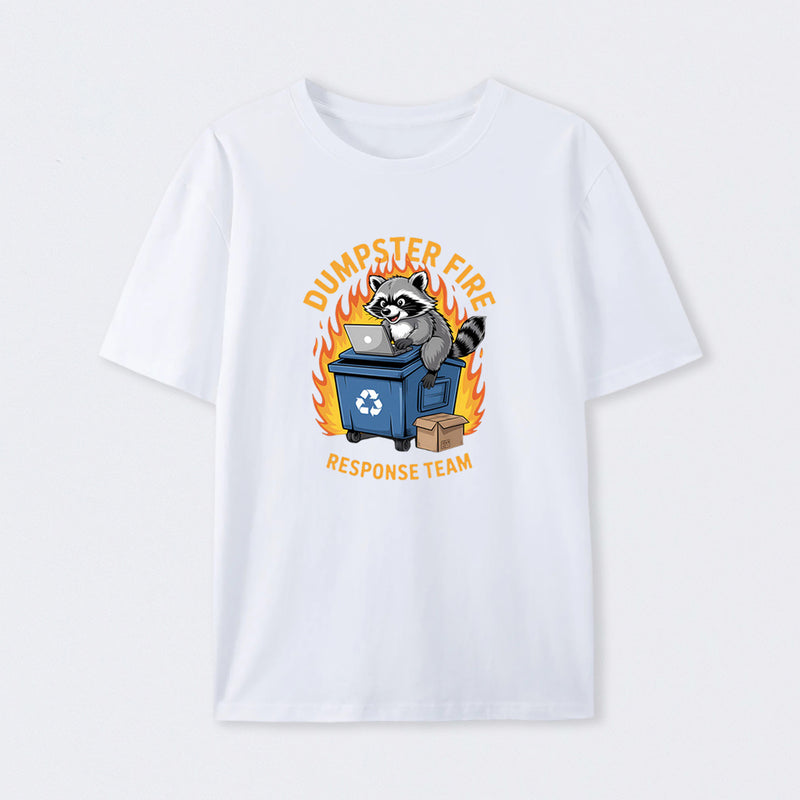 Dumpster Fire Response Team Leader Work T-Shirt