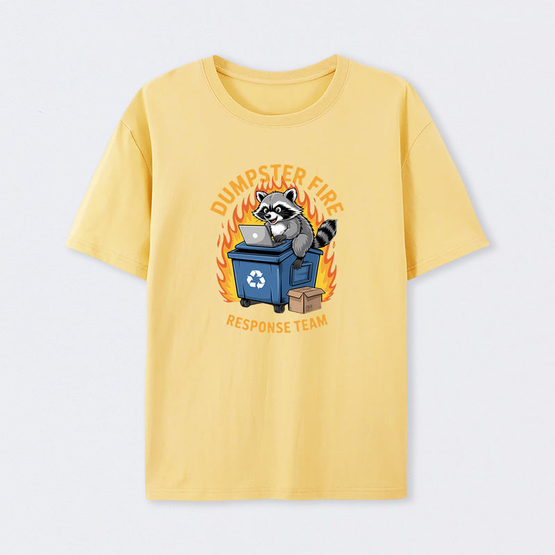 Dumpster Fire Response Team Leader Work T-Shirt