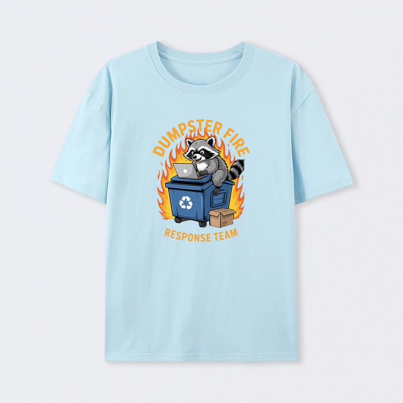 Dumpster Fire Response Team Leader Work T-Shirt
