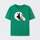 Funny Rabbit Hand Shadow Puppets Bunny Figure Pop Art T-Shirt