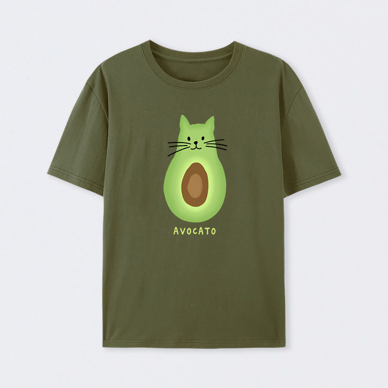 Avocato Cat Avocado Pun T-Shirt