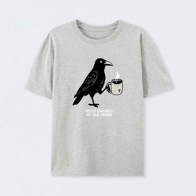 Raven Crow Coffee T-Shirt