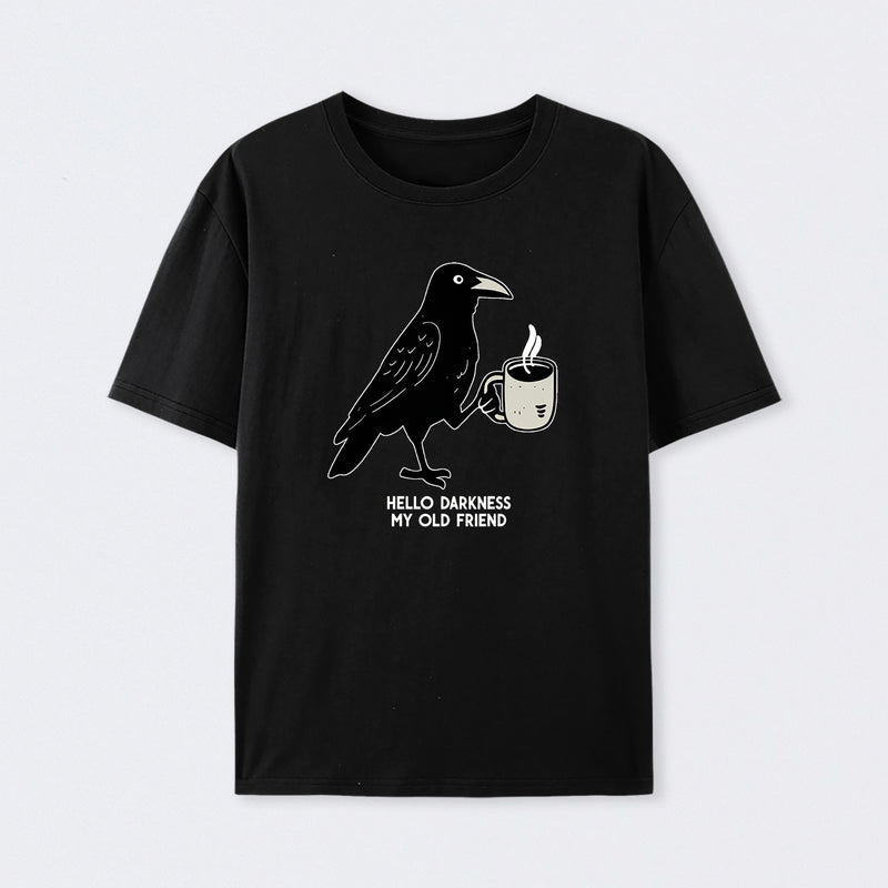Raven Crow Coffee T-Shirt