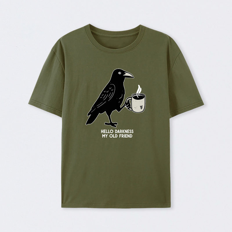 Raven Crow Coffee T-Shirt
