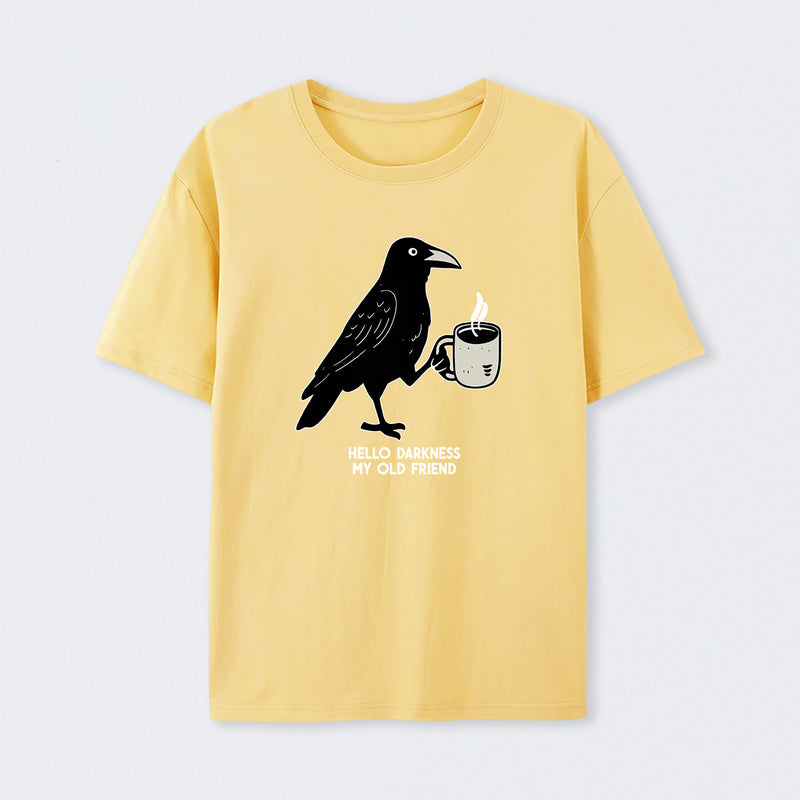 Raven Crow Coffee T-Shirt