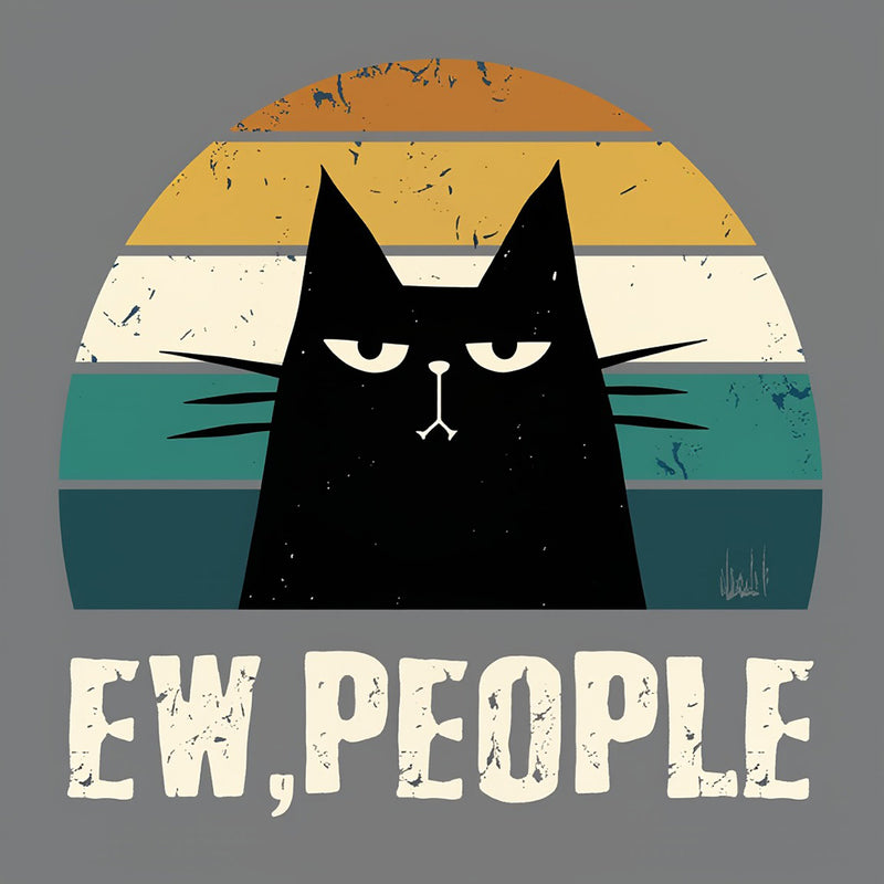 Ew People Funny Cat T-Shirt