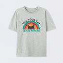 Tell Your Cat Top Retro Cat Rainbow T-Shirt