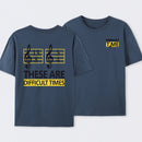 Difficult Times Front and Back Printed T-Shirt