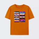 Retro 80s Movies VHS Stacks T-Shirt