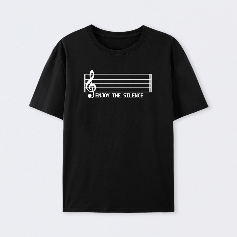 Enjoy The Silence Music Note T-Shirt