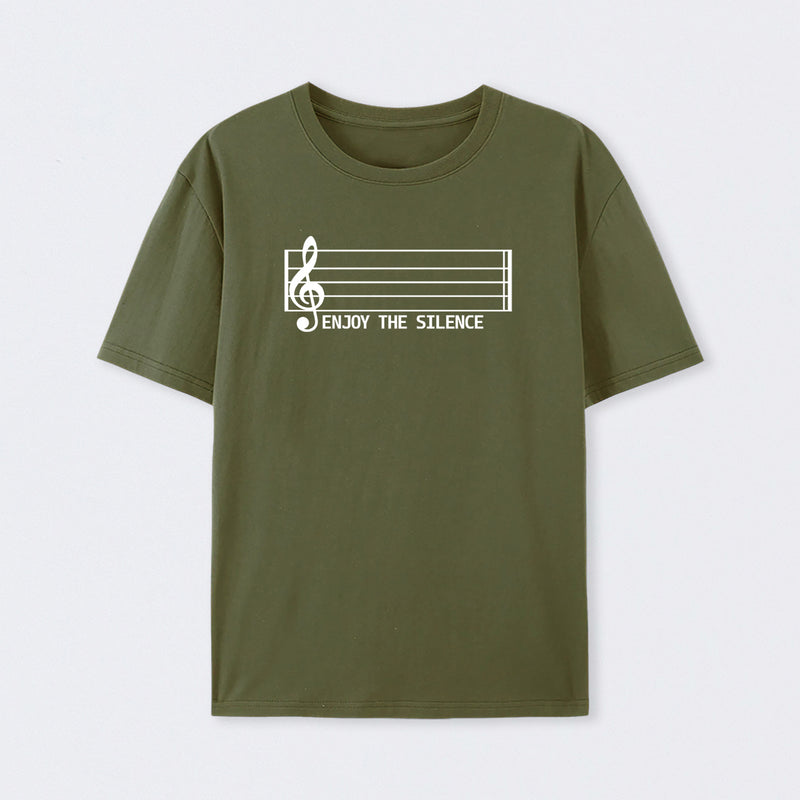 Enjoy The Silence Music Note T-Shirt