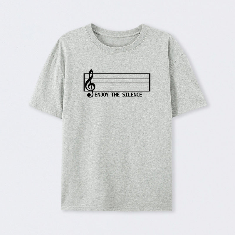 Enjoy The Silence Music Note T-Shirt