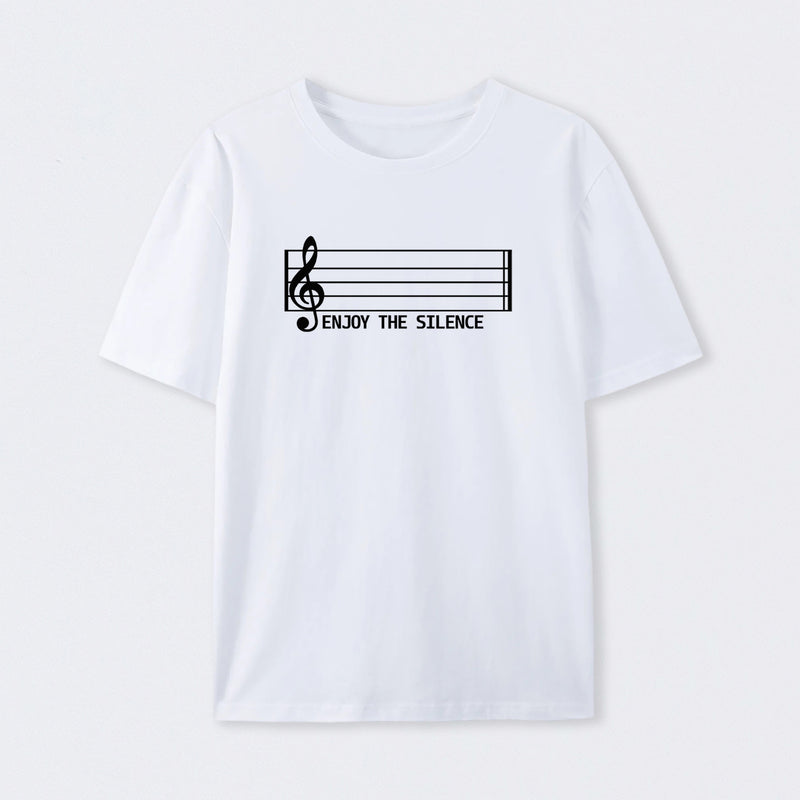Enjoy The Silence Music Note T-Shirt
