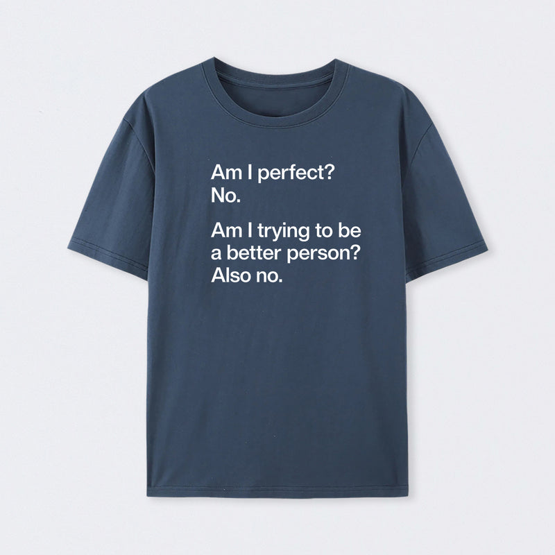 Am I Perfect No T-Shirt