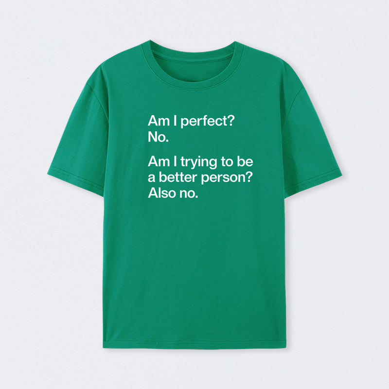 Am I Perfect No T-Shirt