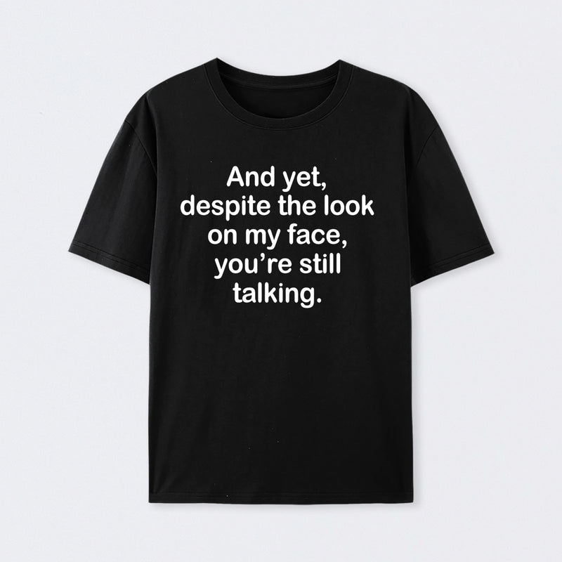 Funny Words Cotton T-Shirt