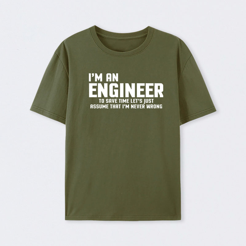 I'm An Engineer Funny Quote Active T-Shirt