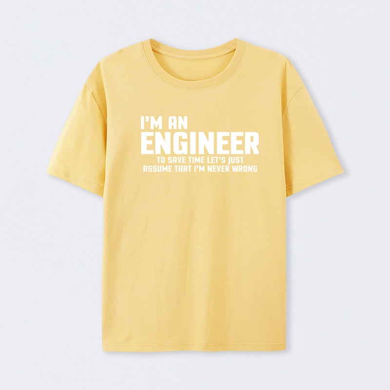 I'm An Engineer Funny Quote Active T-Shirt