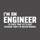 I'm An Engineer Funny Quote Active T-Shirt