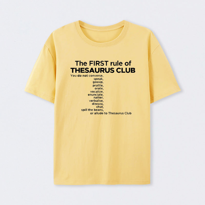 Thesaurus Club Confidential T-Shirt