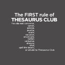 Thesaurus Club Confidential T-Shirt