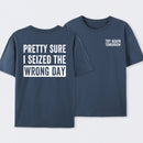 Try Again Tomorrow Front and Back Printed T-Shirt