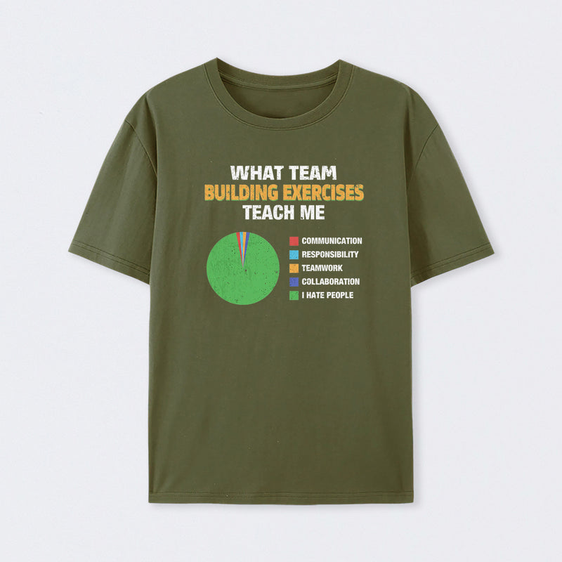 What Team Building Exercises Teach Me T-Shirt