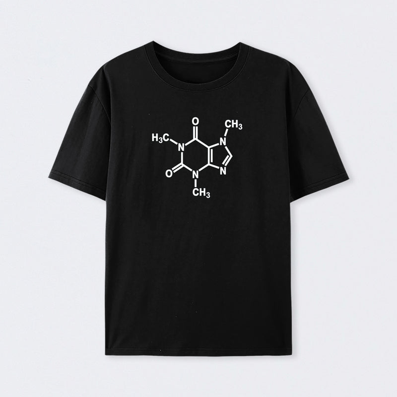 Caffeine Molecule Arm T-Shirt