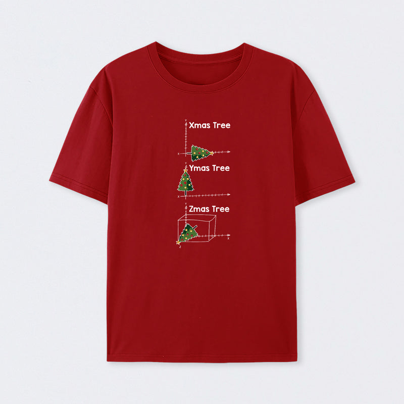 Math Christmas Tree T-Shirt