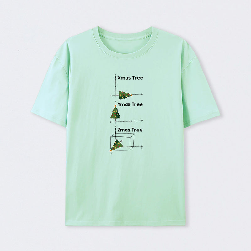 Math Christmas Tree T-Shirt