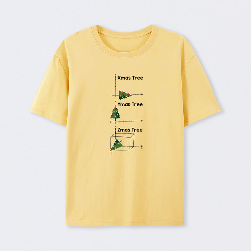 Math Christmas Tree T-Shirt