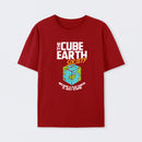 The Cube Earth Society Because A Flat Earth Is Just Stupid T-Shirt