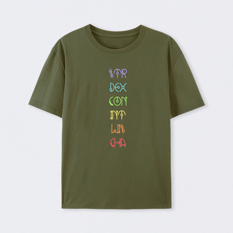 Character Abilities - Dungeons and Dragons Rainbow T-Shirt