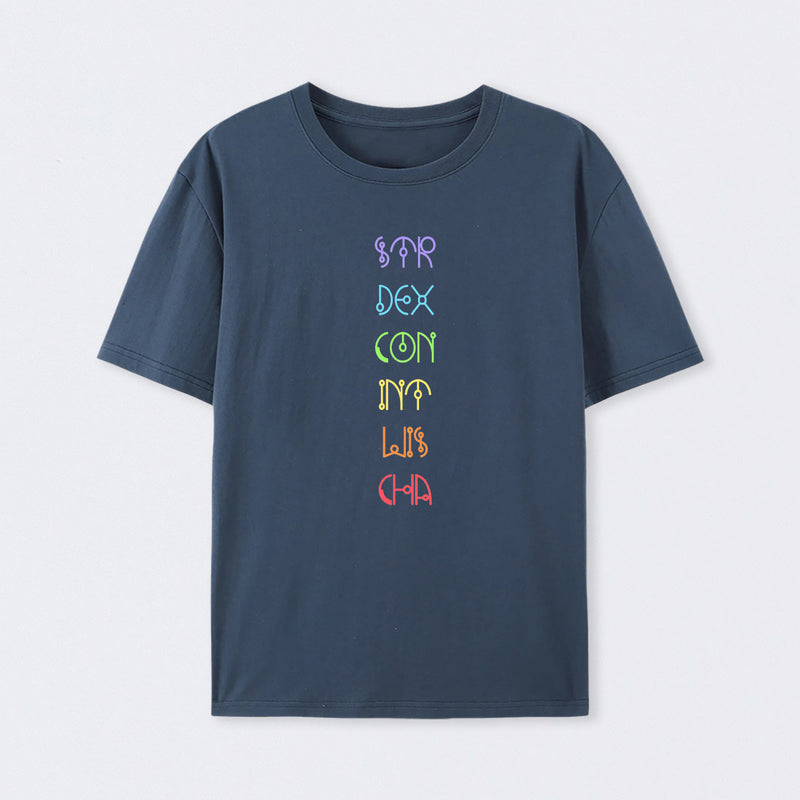 Character Abilities - Dungeons and Dragons Rainbow T-Shirt