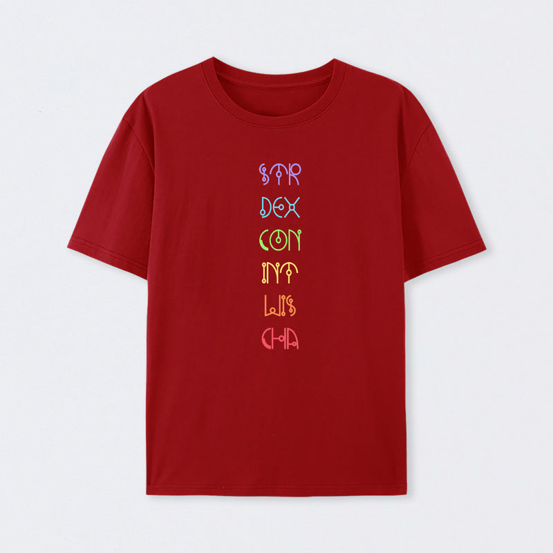 Character Abilities - Dungeons and Dragons Rainbow T-Shirt