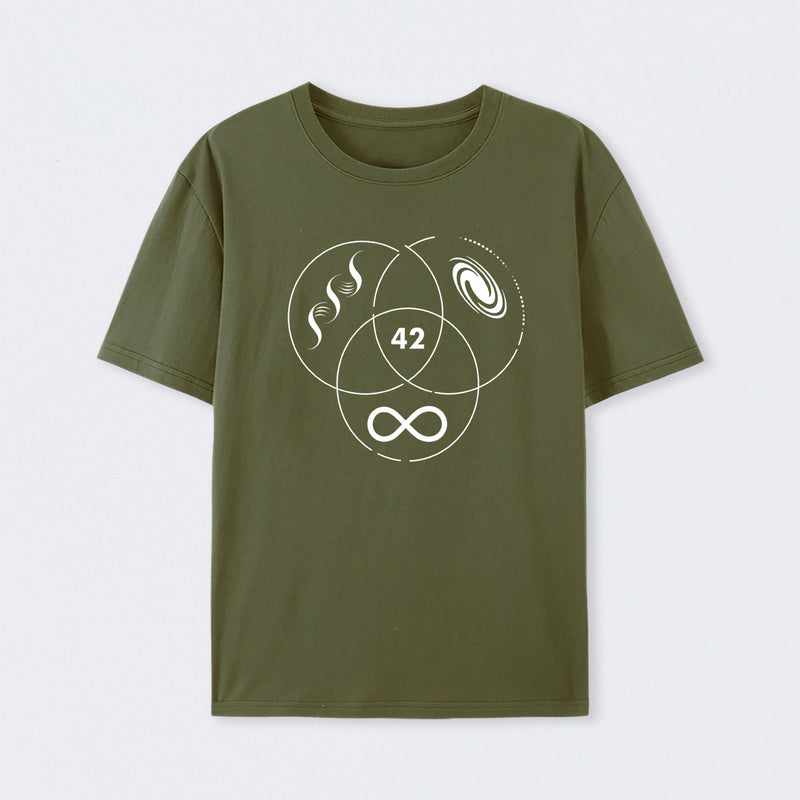 Hitchhikers Guide To The Galaxy 42 T-Shirt