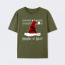 Naughty Or Nice Sorting Santa Claus T-Shirt