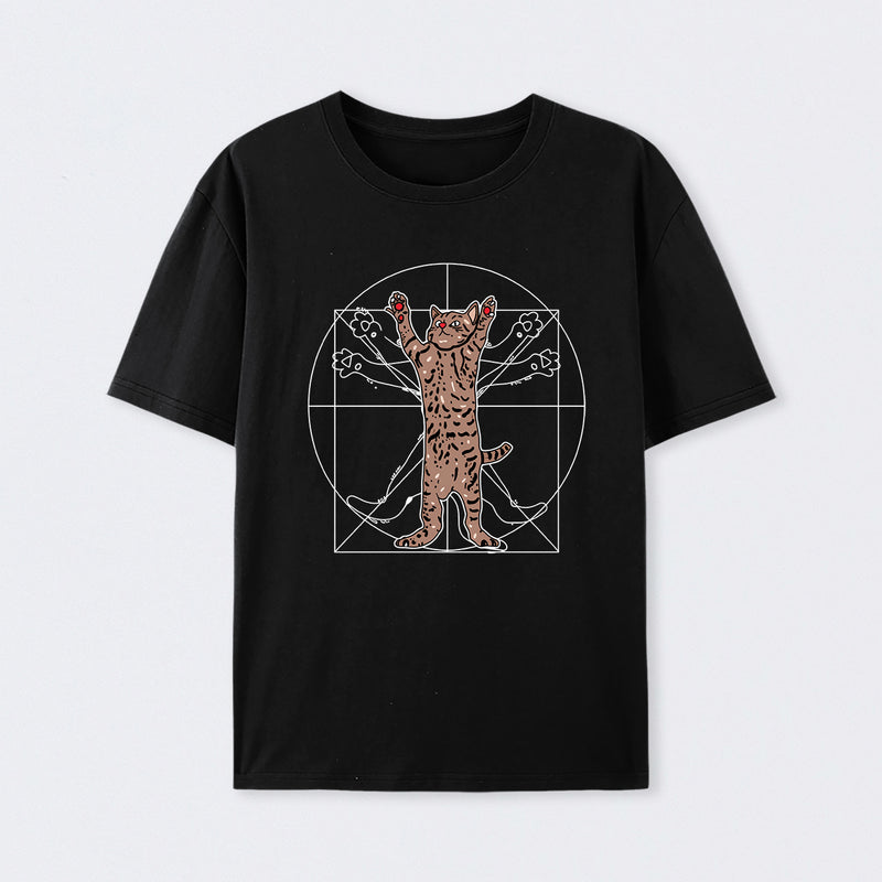 Vitruvian Cat T-Shirt
