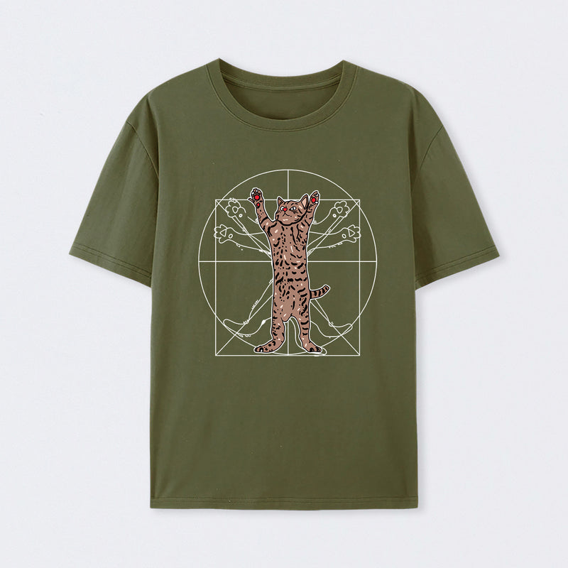 Vitruvian Cat T-Shirt