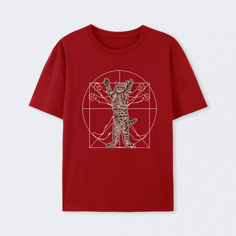 Vitruvian Cat T-Shirt